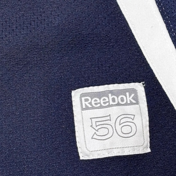 Vintage Syracuse Crunch Size 56 Reebok Blue AHL Goalie Jersey Hockey Collectible - Picture 8 of 12